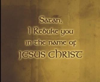 Negative thoughts? Close your eyes, and say, "Satan, I rebuke you in the name of Jesus, Amen." Then, everything will be fine 😊.